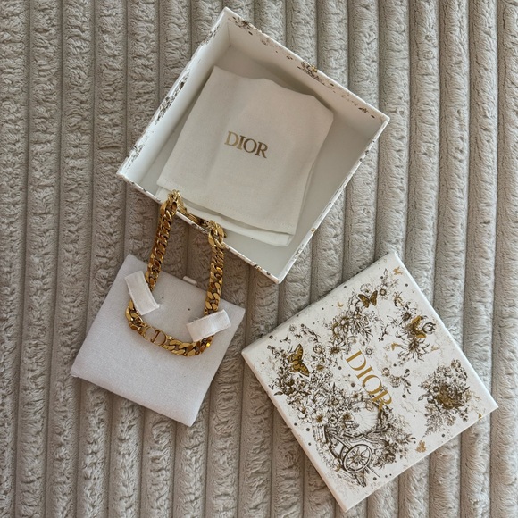 Christian Dior Gold Finish Danseuse Etoile Choker Necklace - Picture 2 of 7